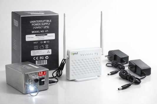 Mini UPS Power Bank for WiFi Router 6000mAh – Supports All WiFi Routers (9V / 12V)