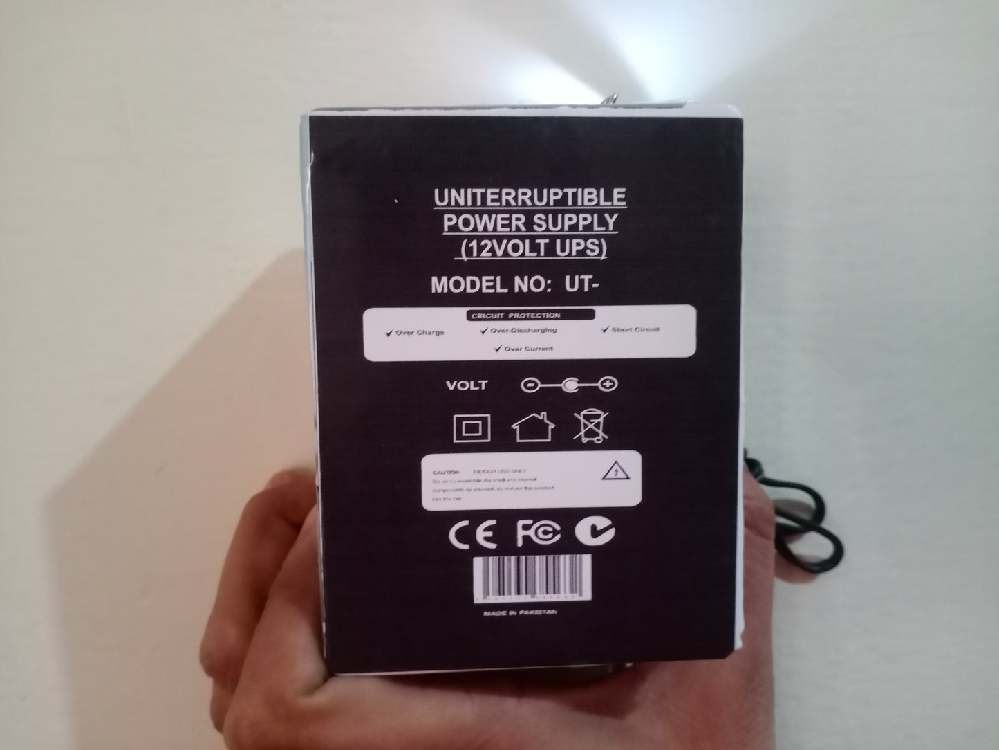 Mini UPS Power Bank for WiFi Router – 9000mAh (9V / 12V)